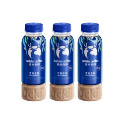 瑞幸即享咖啡 Luckin 瑞幸即享 生椰拿铁即饮咖啡饮料 300ml*3瓶
