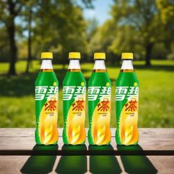 可口可乐雪碧+茶经典柠檬茶风味500ml*4瓶夏季解渴解腻网红饮料
