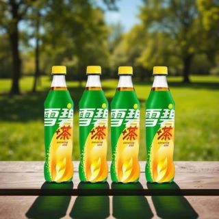 可口可乐雪碧+茶经典柠檬茶风味500ml*4瓶夏季解渴解腻网红饮料
