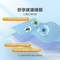 喜临门 白骑士Pro 防螨乳胶7区弹簧床垫