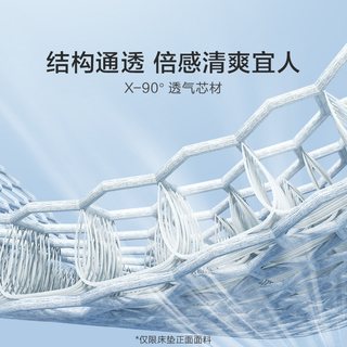 喜临门 白骑士Pro 防螨乳胶7区弹簧床垫