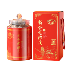 蘇阿哥 十年十五年泡茶泡水老陈皮干广东特产精美罐装 250克
