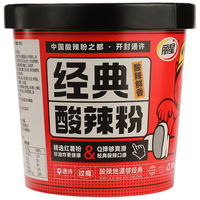丽星 100%纯红薯粉酸辣粉 130g/桶