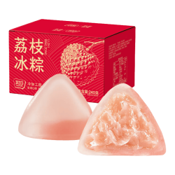 京典光年 奶黄流心月饼 巧克力流心月饼 冰皮月饼中秋礼盒伴手礼 荔枝冰皮月饼50g*5枚