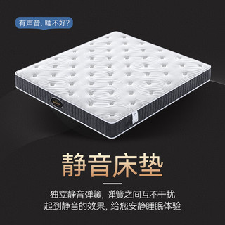 ESC 记忆棉乳胶独立弹簧床垫 20cm厚 中硬I款 2.0米*2.0米
