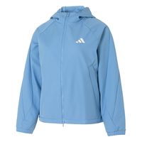 adidas 阿迪达斯冬季梭织连帽夹克 女