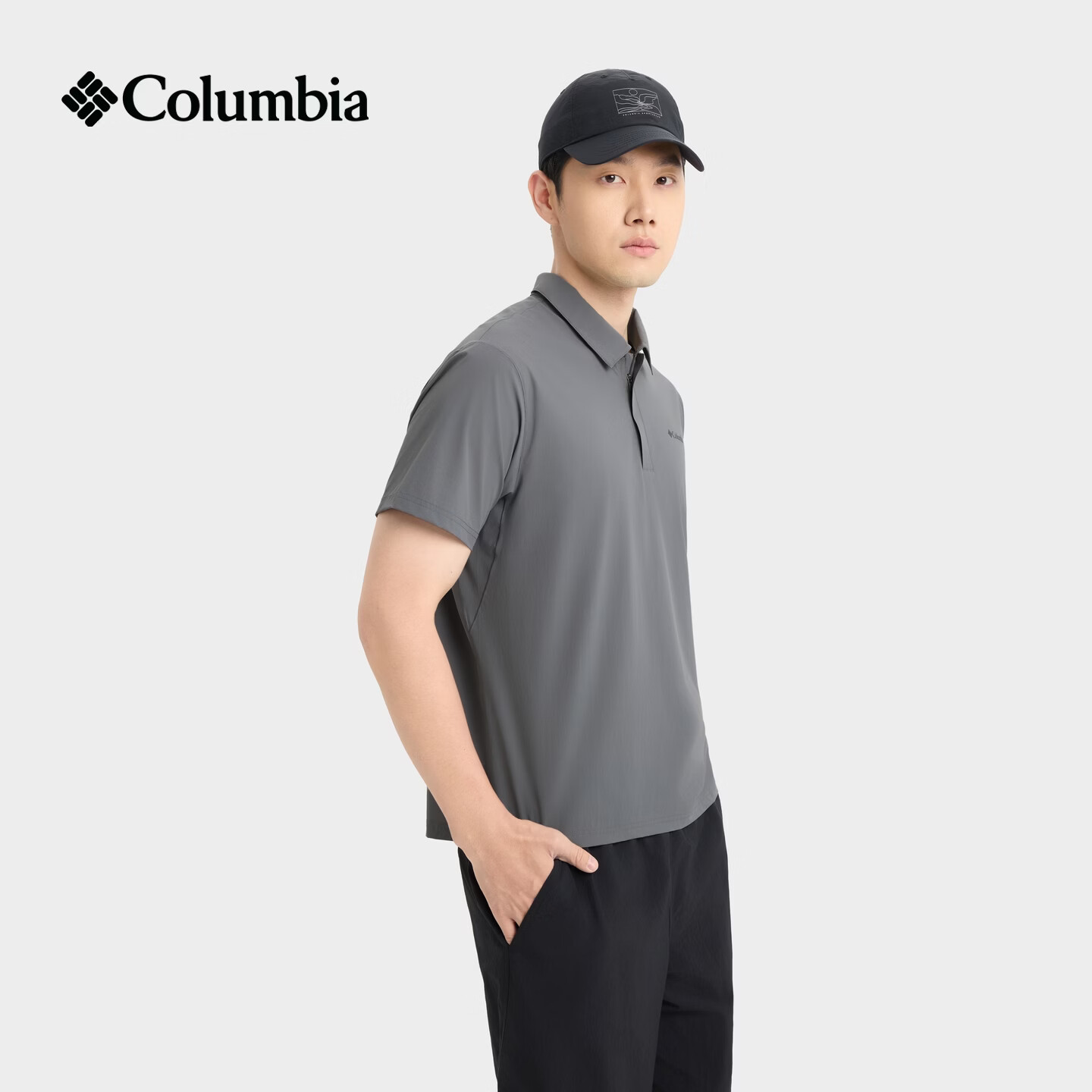 Columbia/哥伦比亚 YM6622 049 银灰色 L POLO衫