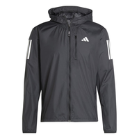 adidas/阿迪达斯 拒水防风跑步运动修身连帽夹克 男款