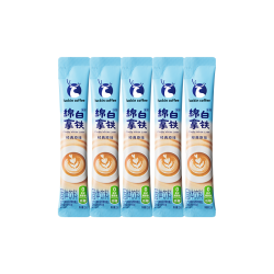 瑞幸咖啡 低糖速溶咖啡奶咖冲调饮品 绵白拿铁经典原味 15g*5条