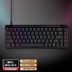 ROG 魔导士ACE HFX磁轴键盘8K回报率电竞游戏Vitality夺冠同款键盘 ROG磁轴 魔导士Ace HFX PBT版