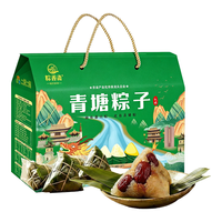 粽萫斋 青塘粽子 北方蜜枣粽 140g*10只 礼盒