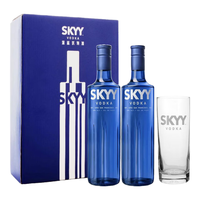 SKYY 深蓝 原味 伏特加 40%vol 750ml*2瓶