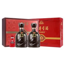 今世缘 淡雅礼盒42度 古井贡酒古5礼盒 500ml*2瓶*2盒