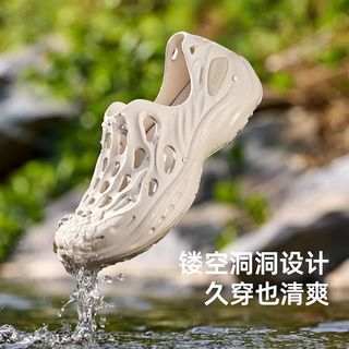 骆驼 CAMEL 异形镂空凉鞋 男士