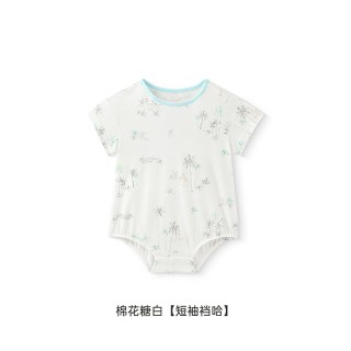 移动端：英氏 婴儿衣服夏季轻薄款透气宝宝连体衣新款爬服