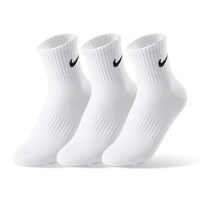 NIKE 3brand袜子夏季薄款中筒袜男女童袜子短袜青少年