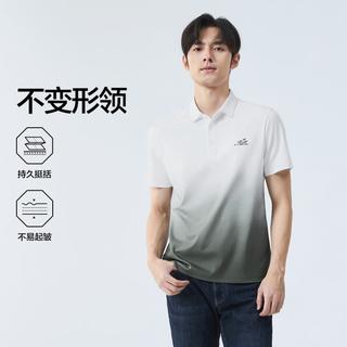 SEVEN/柒牌 国风渐变印花纯棉POLO衫