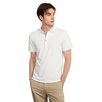 HECHTER 赫仕特男装凉感短袖Polo衫 100%棉 白色 M