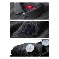 HECHTER 赫仕特翻领短袖POLO衫 深花灰 XL
