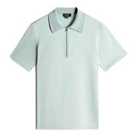dunhill/登喜路 男士棉质拉链短袖Polo衫