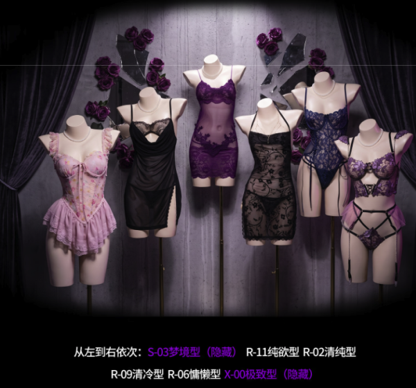 MIMI SECRET 蕾丝密码  蕾丝情趣内衣盲盒（蕾丝透视裙*2+蕾丝内裤*1））
