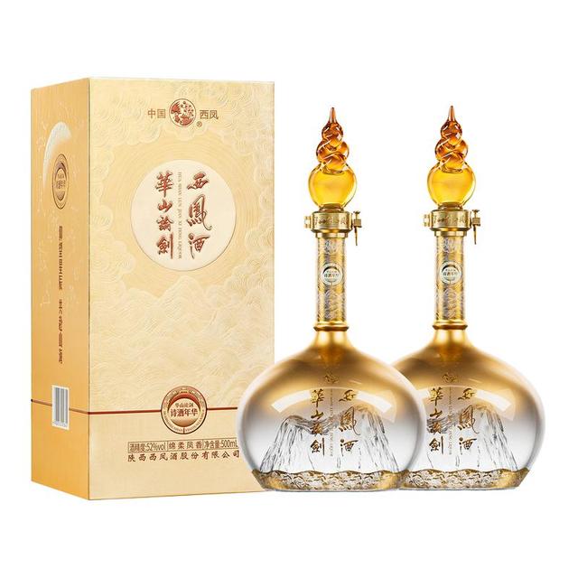 今日必买：华山论剑 西风酒 华山论剑 诗酒年华52度凤香型500ml*2瓶