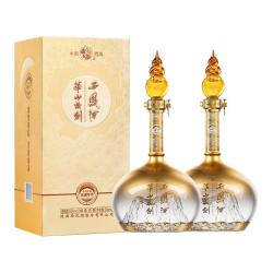 华山论剑 西风酒 华山论剑 诗酒年华52度凤香型500ml*2瓶