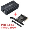 乐扩 USB-C万兆网卡 RTL8159芯片 10Gbps 台式机笔记本Mac兼容