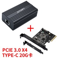 乐扩 USB-C万兆网卡 RTL8159芯片 10Gbps 台式机笔记本Mac兼容