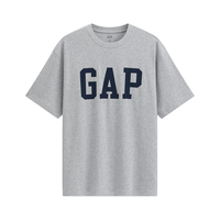 Gap/盖璞 男女装logo字母印花宽松短袖T恤
