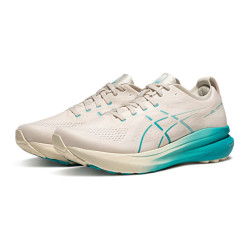 亚瑟士 Gel-Kayano 31 稳定支撑 男子缓震跑鞋 1011B867-200 米棕色/绿色 42.5
