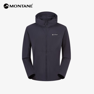 MONTANE ARION HOODIE薄软壳连帽外套男 防风防泼水 户外耐磨透气 深海蓝 M