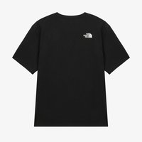 北面 男女通用短袖T恤 NT7US03A-BLK