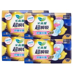 乐而雅 花王乐而雅卫生巾棉柔超长夜用400*16片