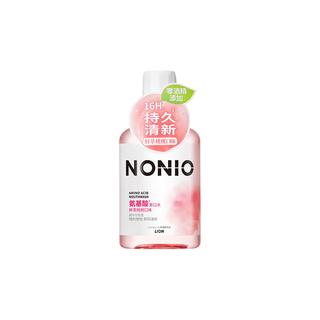 LION/狮王 NONIO氨基酸漱口水 鲜萃桃桃 450ml