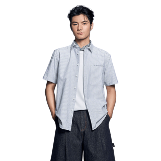 海澜之家 亦心即为系列100%纯棉短袖衬衫