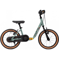 DECATHLON/迪卡侬 14寸儿童二合一自行车 可拆卸脚踏 自然绿