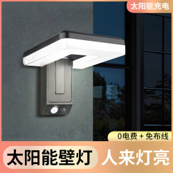 新款户外防水人体感应灯庭院灯
