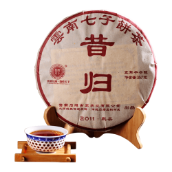 茗醉天下 2011年昔归熟普洱茶 357g