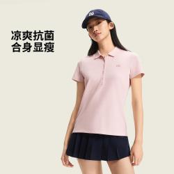 李宁 短袖POLO衫女士26款运动生活系列女装上衣翻领运动服
