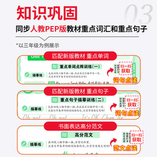 王朝霞 活页同步字帖 英语人教版三起点六年级下册