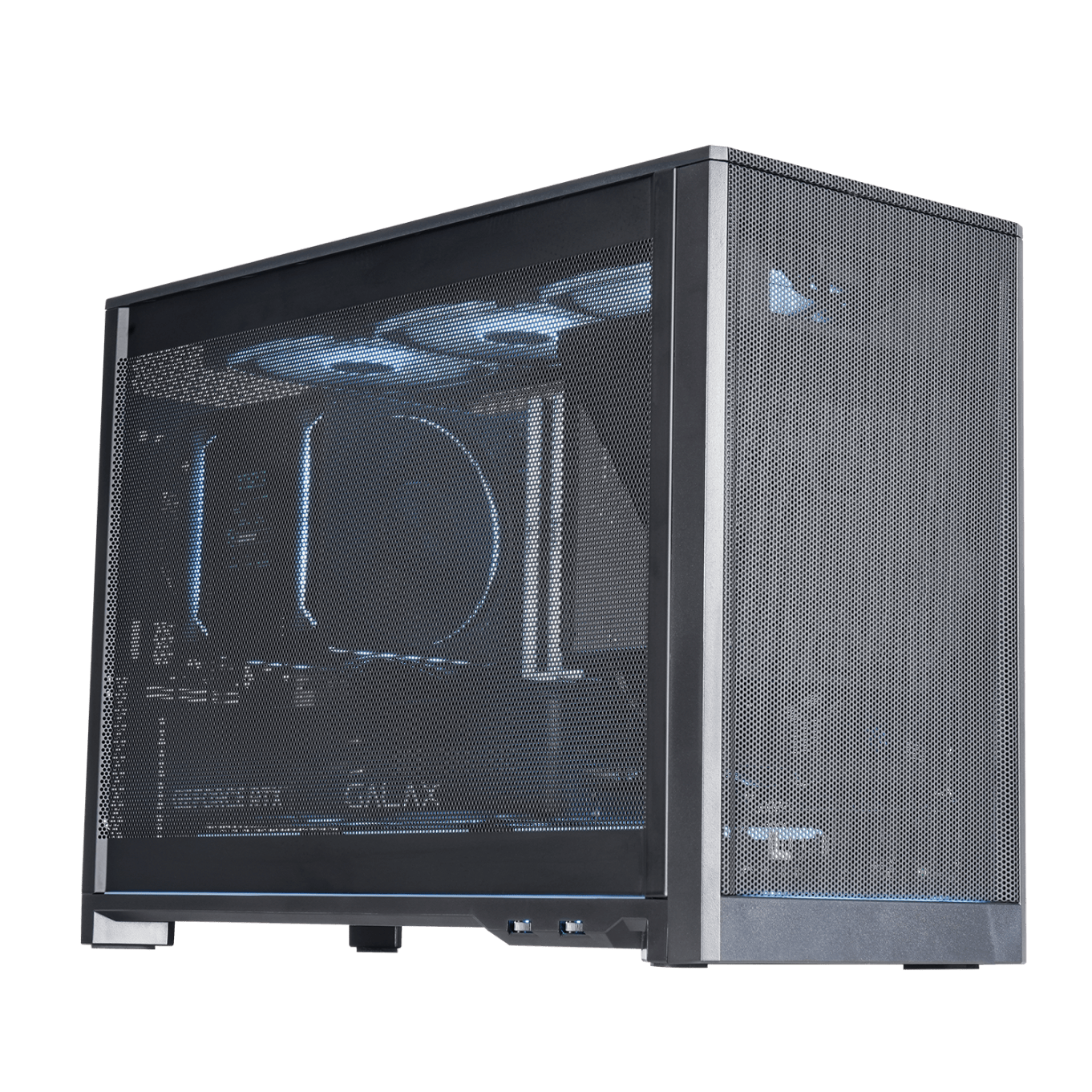 MONTECH蒙泰克 光韵MATX机箱 黑色 支持360水冷/ATX主板/SFX电源/长显卡/Type-C