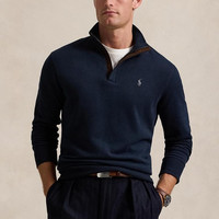 RALPH LAUREN 男士四分之一拉链套头衫 四色可选