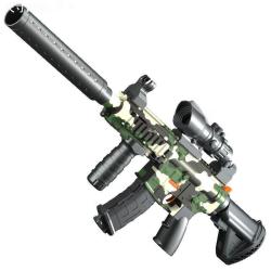 喜梦客 软弹枪玩具儿童仿真m416机关枪 10软蛋+标靶