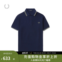 FRED PERRY 男装多色短袖polo衫2026夏季新款时尚活力麦穗刺绣上衣 海军蓝Y59 M