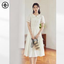 DUIBAI AN大码系列 女式短袖连衣裙