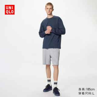 优衣库 483927 高弹力舒适 天灰色 XS 男士短裤