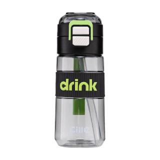 cille 希乐 XL-2456-480 Tritan材质带吸管杯 360ml-700ml 天蓝色