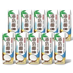 东鹏 饮料海岛椰汁250ml*10盒椰汁自然植物蛋白原味椰奶饮料正品