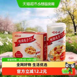 娃哈哈 桂圆莲子八宝粥 4320g 360g*12罐